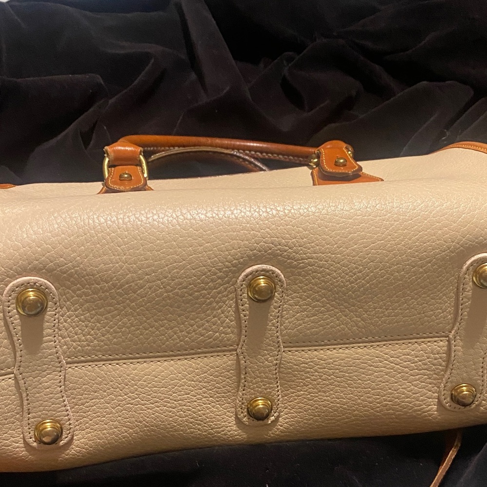Dooney & Bourke Tan and Cream Satchel - Picture 7 of 7